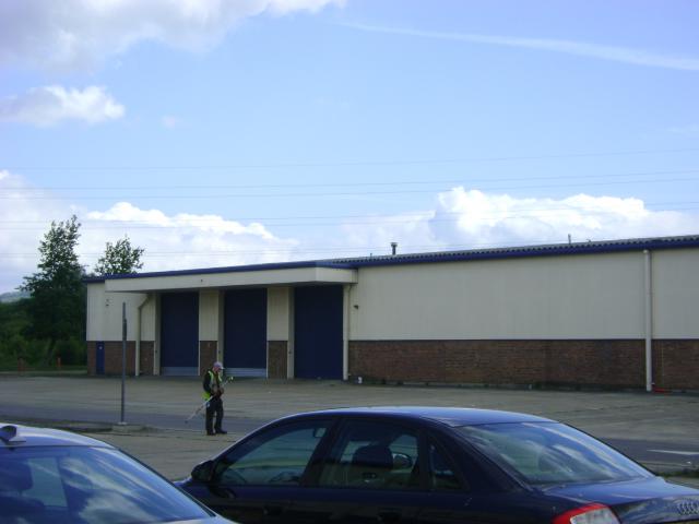 Land survey and elevations of a warehouse in Aylesford