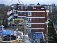 Floor Plans, land survey and context elevations,St Johns Wood